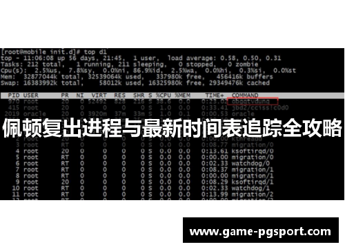 佩顿复出进程与最新时间表追踪全攻略