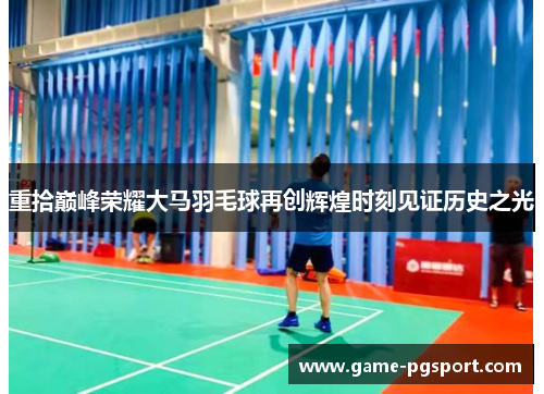 重拾巅峰荣耀大马羽毛球再创辉煌时刻见证历史之光